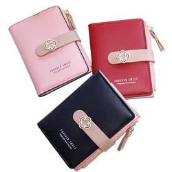 New Arrival Women's Wallet Short Women Coin Purse Fashion Wallets For Woman Card Holder Hasp Small Wallet Mini Clutch For Girl