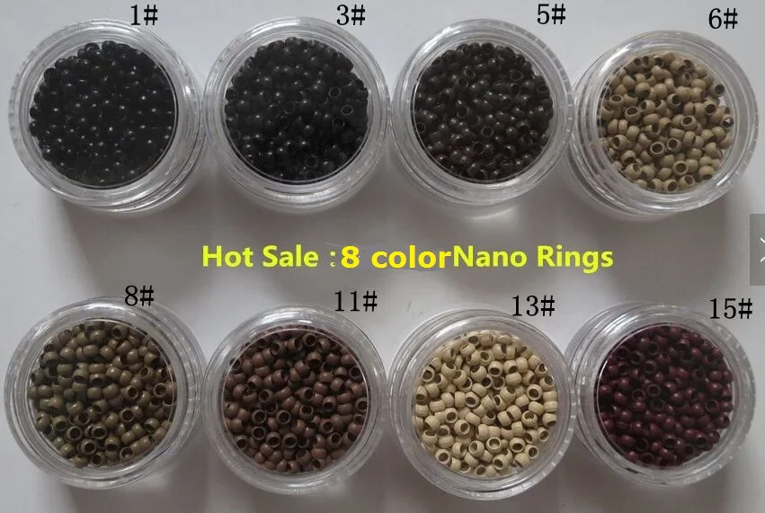 3000 шт./лот 4 0*2 7*2 5 мм черные микро кольца nano медные бусины для нано удлинители