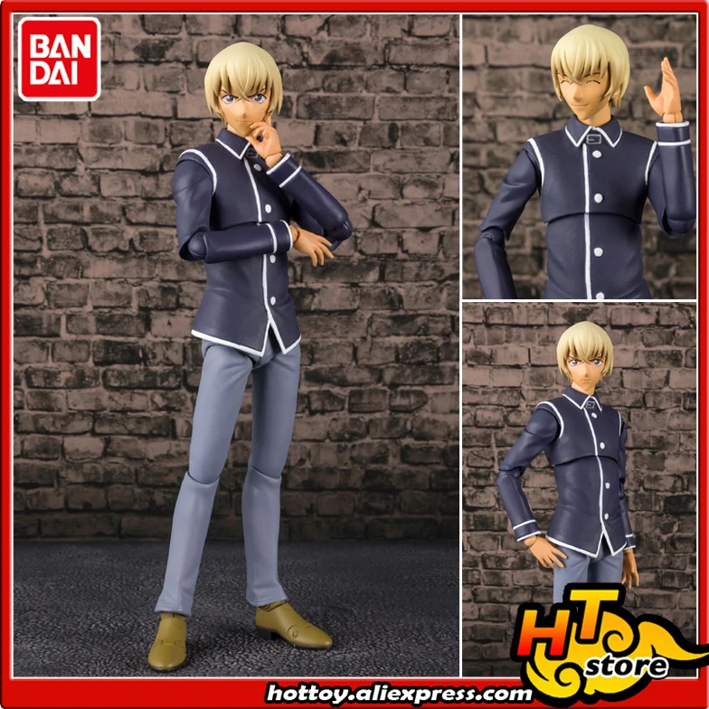 100% Оригинальный BANDAI SPIRITS Tamashii initions S.H.Figuarts (SHF) фигурка-Toru Amuro от '⟞tective Conan''