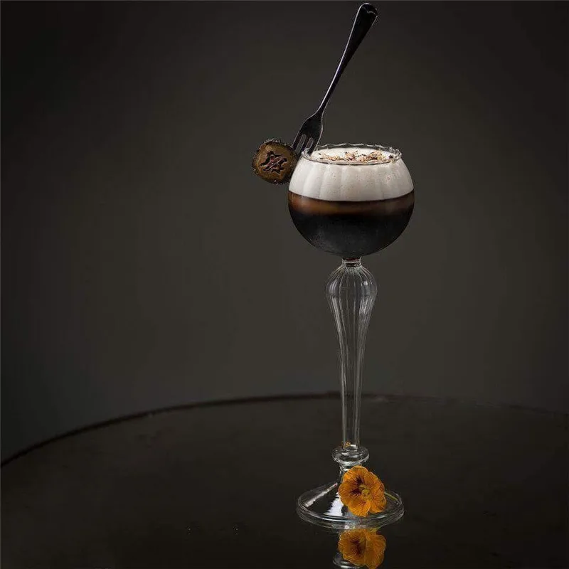 Professional Wine Whiskey Copita Glass Decor Glass Candle Holder Candlestick Light Goblet Flower Hot Fashion Coffee Shop Bar Cup