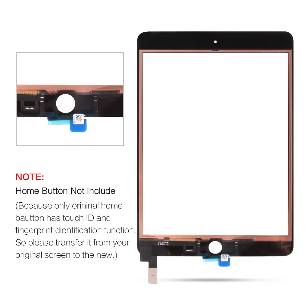 Для iPad Mini 4 Mini4 го поколения 7 9 дюйма A1538 A1550 сенсорный экран дигитайзер передняя