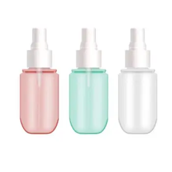 

3Pcs Portable Refillable Empty Lotion Pump Bottle Fine Mist Perfume Sprayer Container Transparent Cosmetic Dispenser