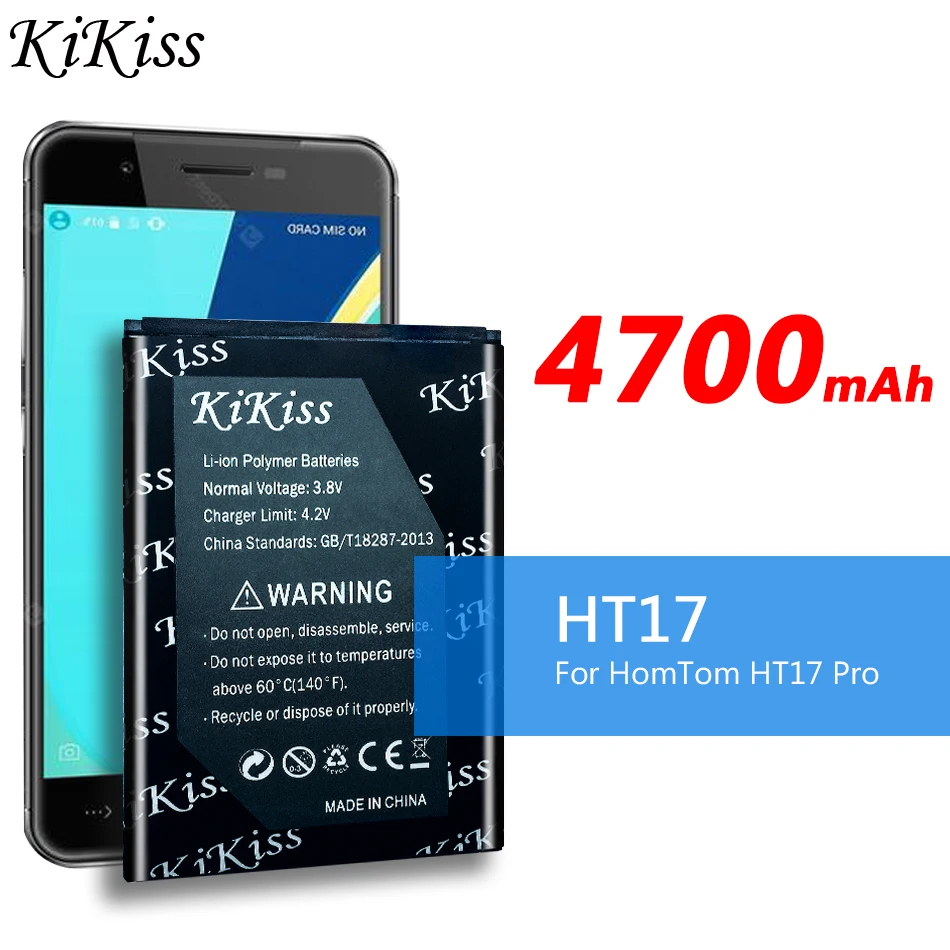 4700 мАч Новая батарея высокой емкости для HOMTOM HT17 HT17 PRO мобильный телефон