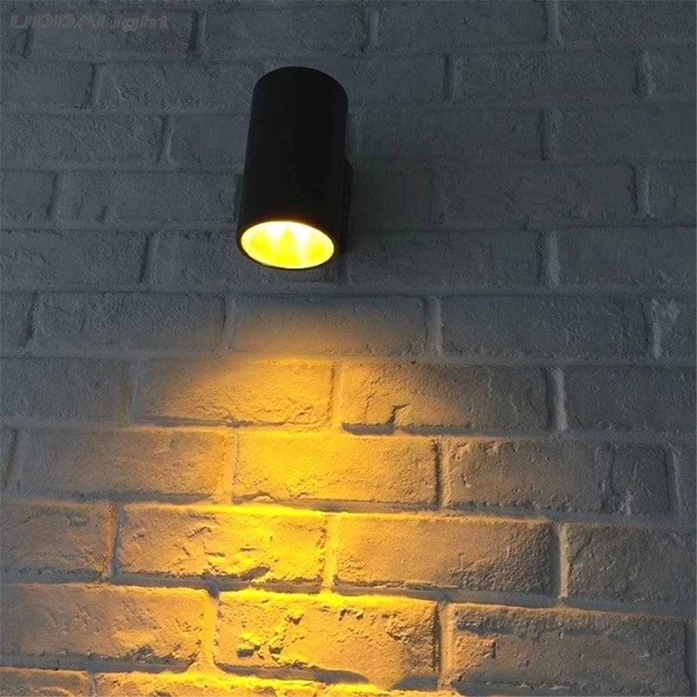 Наружный настенный светильник 15 Вт 20 светодиодный exterieur ip65 COB led 108*200 мм|Уличные
