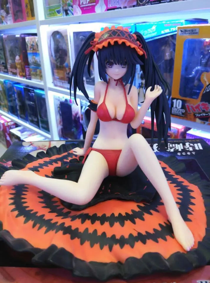 18 см аниме Дата живой кошмар Tokisaki Kurumi купальник 1/8 масштаб фигурка ПВХ Модель