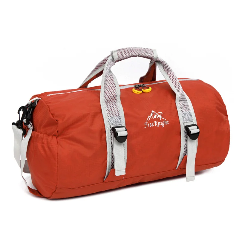 Водонепроницаемая дорожная портативная спортивная сумка для сухой и влажной сепарации, фитнес-рюкзак спортивный рюкзак для мужчин, спортивная сумка для женщин, Фитнес-тренировка, йога - Цвет: Оранжевый