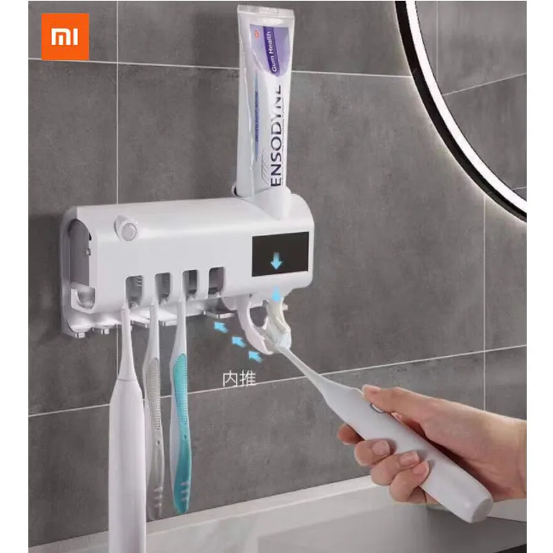 

Xiaomi Mijia Intelligent Toothbrush Sterilizer Automatic Toothpaste Squeezer UV Disinfection Toothbrush Shelf Toothpaste Shelf