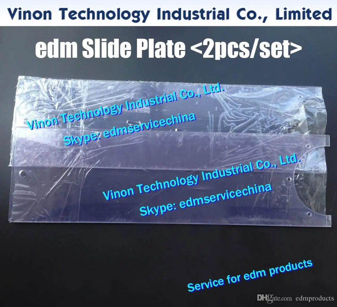 

(2pcs/pack) AQ535L,AQ537L edm Slide Plate A+B Set 1500x176x6T for Sodic Wire Cut EDM Machine B12987A use good acrylic material