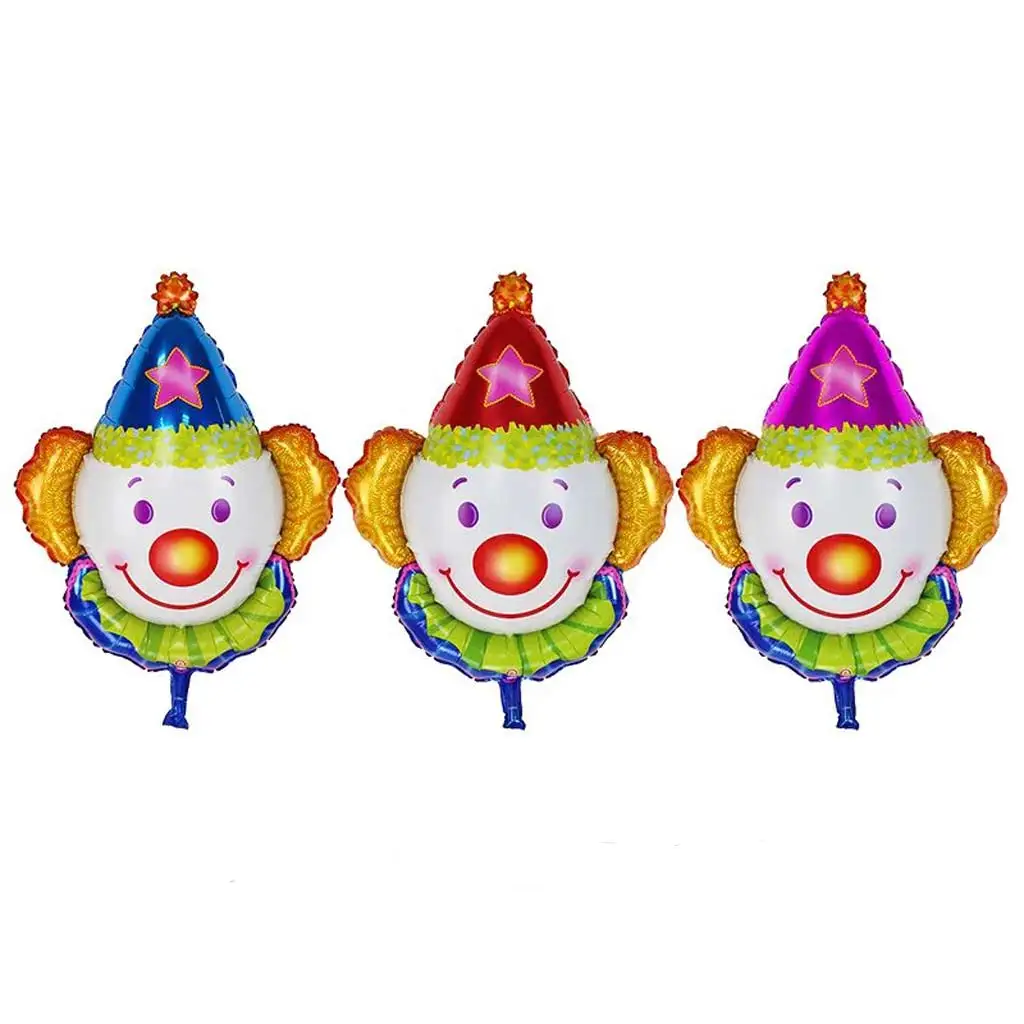 Jumbo Foil Helium Clown Balloon Circus Kids Birthday Party Game Reward Fun Gift