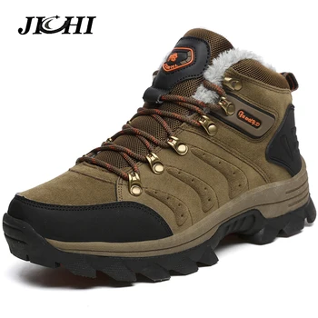 

Winter Boots Men Leather Snow Boots Shoes Men Plus Size Sneakers For Winter Ankle Boots Male Warm Lovers Casual Botas Hombre