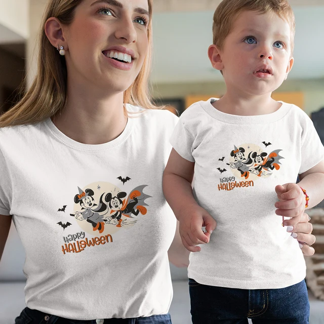 Flame Mickey Mouse Halloween T Shirt 