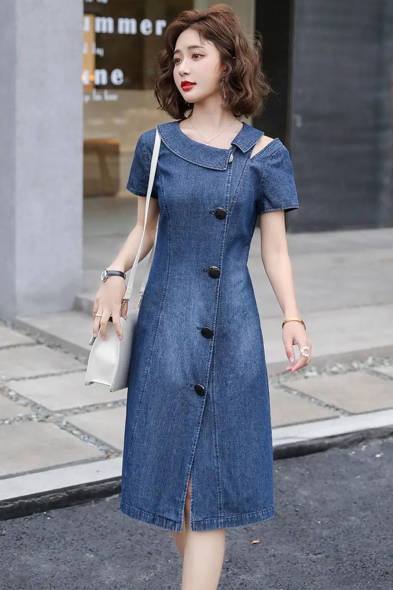 thin denim dress