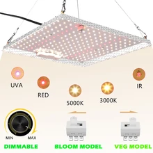 

LED Grow Light 1000W 1200W Samsung Grow Light Full Spectrum Phyto Lamp for Indoor Plants Veg Flower Seeds