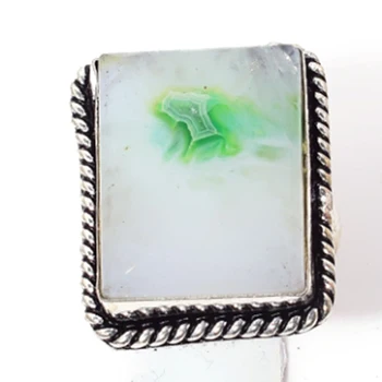 

Solar Agate Silver Overlay over Copper , Size: 8.5 , R5462