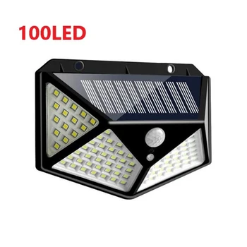 

Solar Wall Lamp PIR Motion Sensor 100/206 LED Solar Power Light Waterproof Solar Lamp for Yard Patio Garland Light Decoration