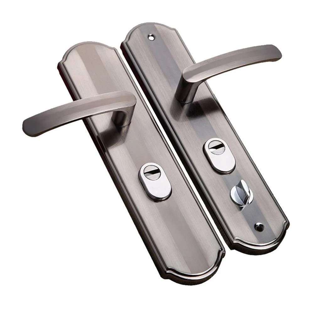 Aluminium Alloy Door Handle Universal Security Door Handle Pair Lock