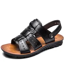 Новые мужские летние туфли, слипоны; туфли на платформе; Босоножки на платформе; удобные; дышащие; легкие, на каждый день, не скользит, износостойкий дизайн, мужские и женские модные сандалии