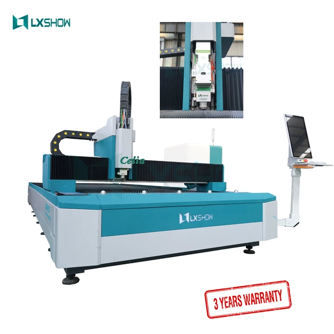 10% скидка LXSHOW 1000 Вт 1500 2 кВт волоконно-лазерный резак 1530 CNC Волоконно-Лазерная