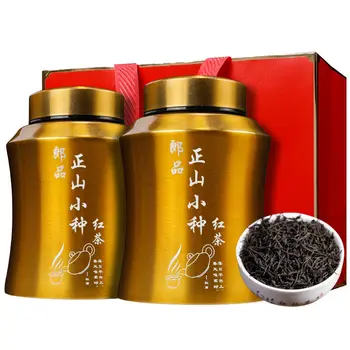 

2020 Wuyishan Zhengshanxiaozhong Lapsang Souchong Black Tea for Warm Stomach and Poria Cocos Exquisite Gift Boxed