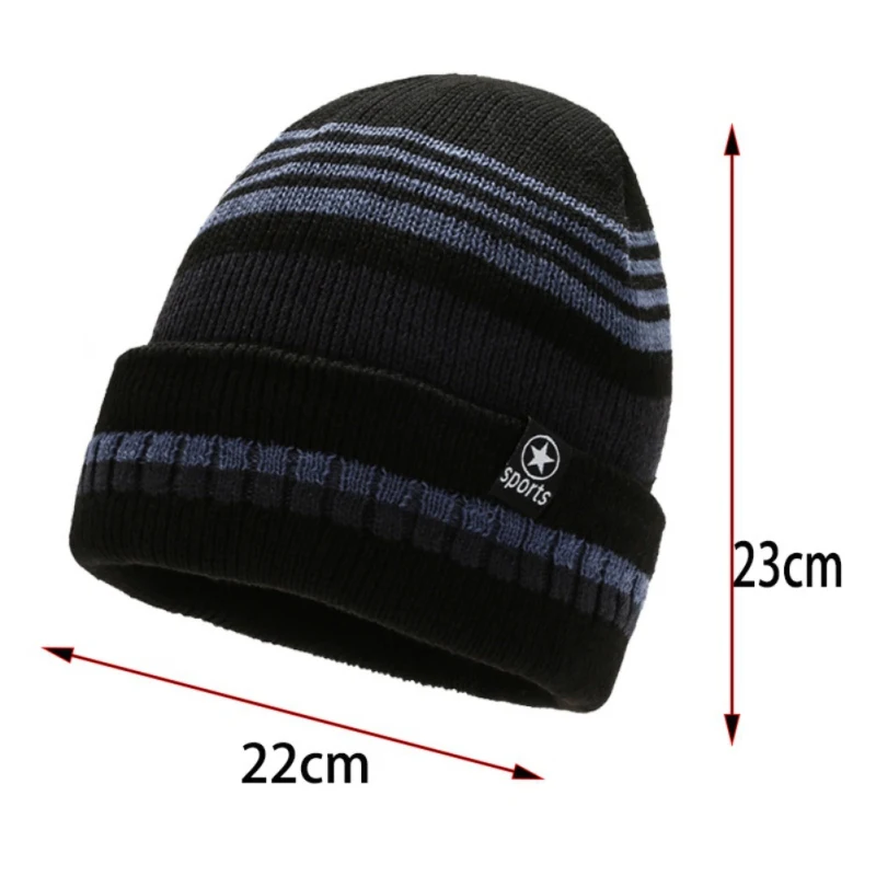 Вязаные Skullies Beaines мужские зимние шапки для мужчин и женщин, шапка, маска, теплая Толстая меховая шапка, Мужская Шапка-бини