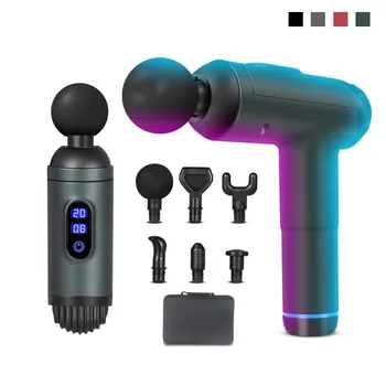 

Handheld Massage Gun Hypervolt Deep Tissue Massager 20 Speed Vibration Muscle Exercise Relax Pain Relief Fitness Fascia Gun