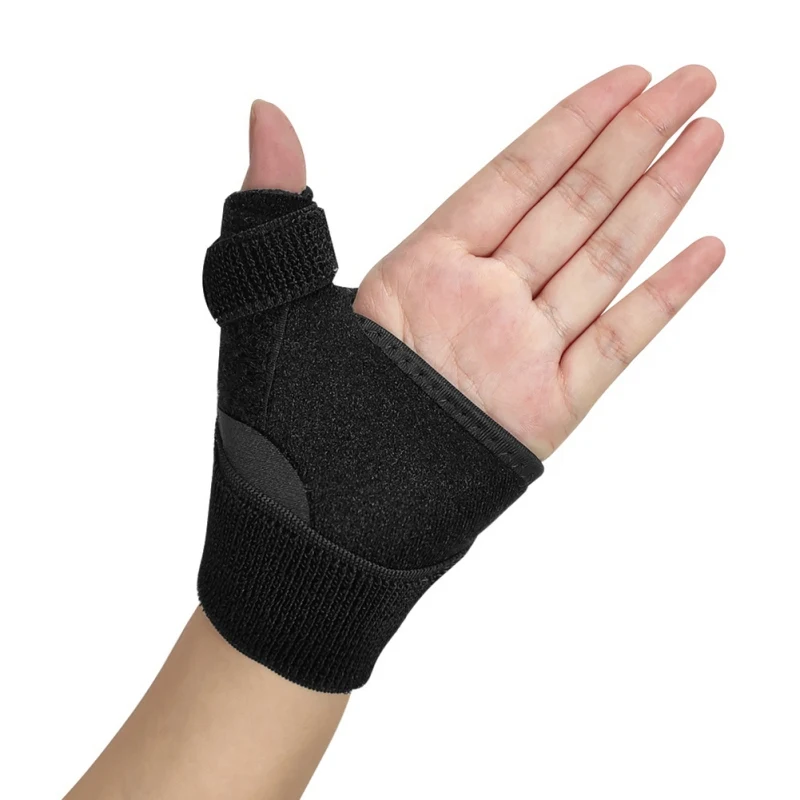 Мягкая защита от растяжений облегчение боли палец, запястье стабилизатор иммобилайзер спорт на запястье поддержка большого пальца