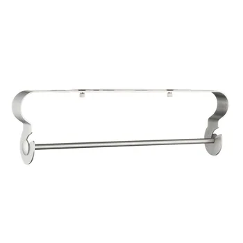 

1 pc Tissue Holder Fashion Simple No Drilling Stainless Steel Roll Paper Rack Paper Towel Organizer for Toilet Kitchen Bathroom