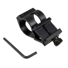 

Airsoft Ring Rail Mount Offset Ring Side Gun Torch Mount For Flashlight Laser / Rifle Scope Mount Fit 20mm Rail