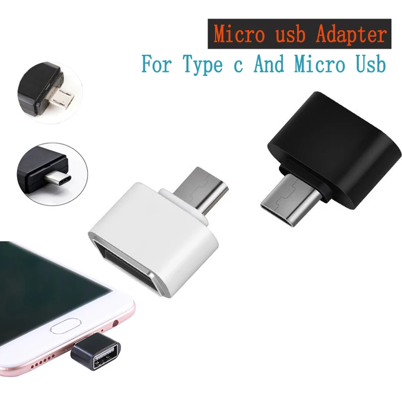

Universal USB Type-C Female To micro usb adapter for Letv Huawei P30 pro for Samsung s8 s9 note 8 phone Connector otg micro usb