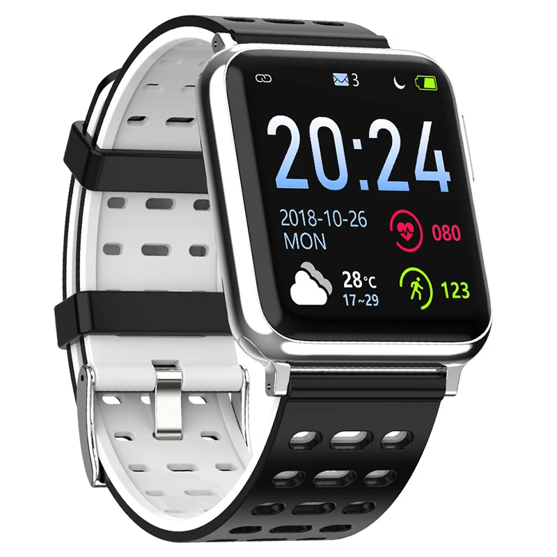  WATCH5 Smart Watch Bluetooth Blood Pressure Watch Heart Rate PPG ECG Clock Pedometer Activity Fitne - 33041069920
