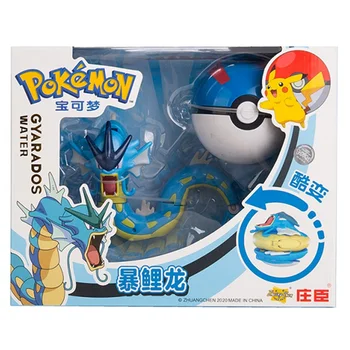 12 Models Pokemon Anime Figure Toy Action Deformation Mewtwo Charizard Pikachu Pocket Monster Pokeball Model Kids Birthday Gift 4