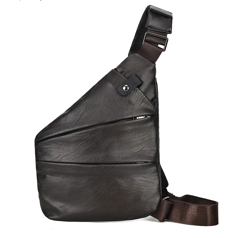 Bolsos de pecho impermeables para hombre, riñonera de pecho táctica