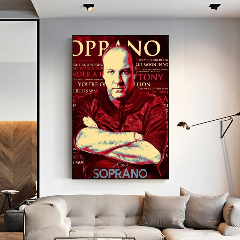 Tony Soprano плакат рисунки на холсте стены искусства домашний Декор без рамки