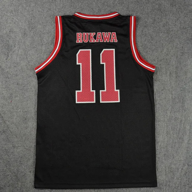 SDANLERB Cosplay Costume Shohoku School Basketball Team 1-15 Sakuragi Hanamichi Black Jersey Tops Shirt Sports Wear Uniform -Zentai shop online H7d35e8e95b084156a51b15eb9afcd8c6F.jpg