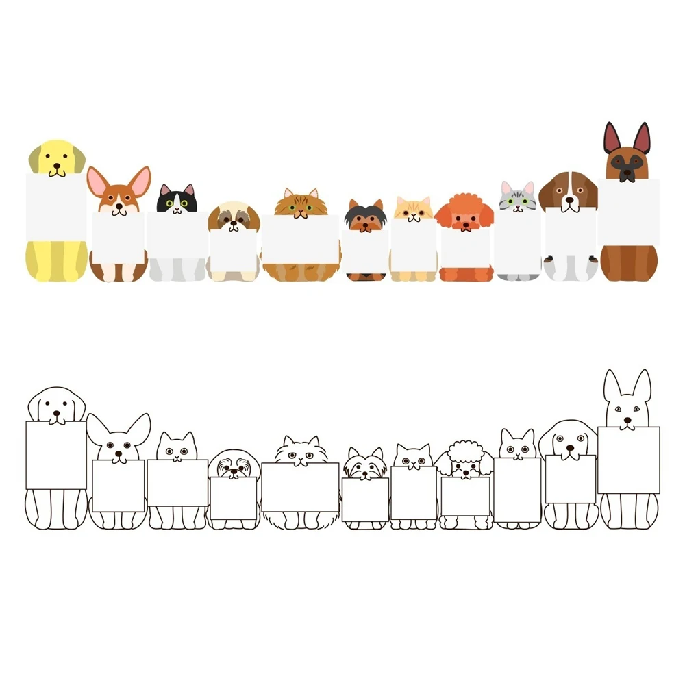 

AZSG Various Cute Cats Dogs Silicone Clear Stamps For Scrapbooking DIY Clip Art /Card Making Decoration Stamps Crafts