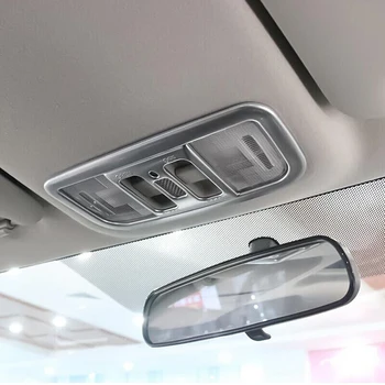 

For Honda City Sedan 2014 2015 2016 accessories car Styling ABS Chrome Car front reading Lampshade panel Cover Trim