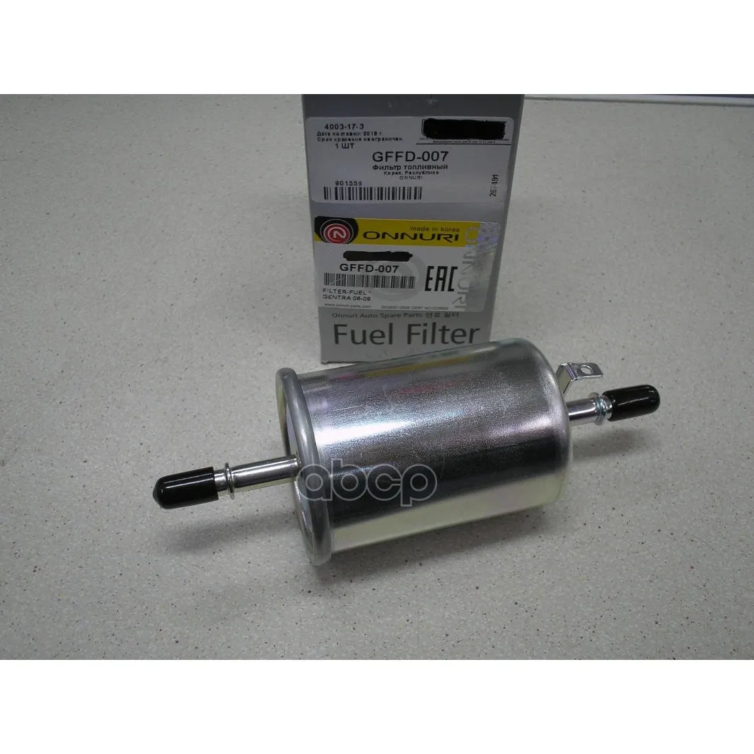 Фильтр Топливный Chevrolet: Aveo, Daewoo: Kalos 1.2-1.5 02- ONNURI арт. GFFD-007