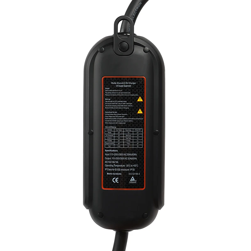 Кабель зарядного устройства для электромобиля с таймером тип 1 J1772 2 IEC62196| |