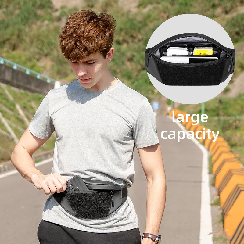 Mark Ryden 2021 Men Waist Bag Multi-function Sports Pouch Belt Bag Light Weight Chest Bag Travelling Mobile Phone Bag