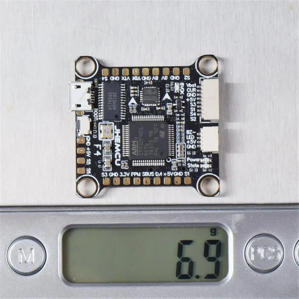 JHEMCU F4 Betaflight Полетный контроллер FPV 5V 8V 3A OSD Dual BEC для QAV X 214 мм мастер X220S
