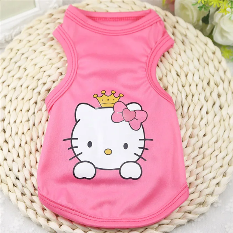 Vest-KT Костюм кота из мультфильма; милая уютная одежда для домашних животных; Толстовка для кошек; Mascotas Gato; свитер для кошек; одежда для домашних животных - Цвет: Vest-KT