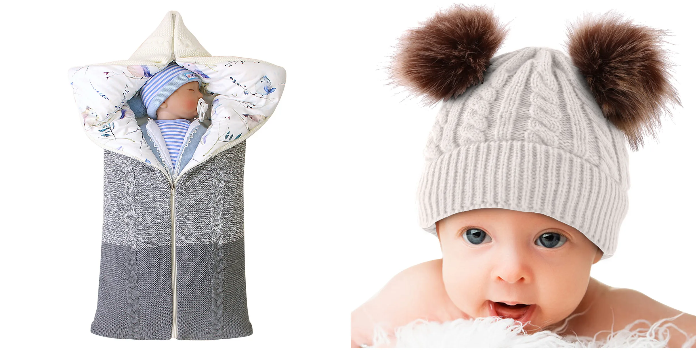 Осенний конверт для новорожденных; спальные мешки для малышей; зимняя теплая детская коляска; спальный мешок; хлопковый спальный мешок для малышей; уличная пеленка - Цвет: Gray and black