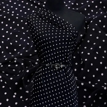 

Silk crepe de chine printed 14mm 140cm width dress shirt 100% silk silk