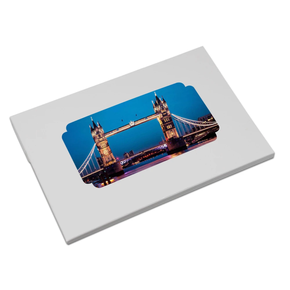  25pcs/Lot Paperboard Postcard Package Box Hollow Design Photos Invitation Cards Packing Gifts Box W - 4000600381619