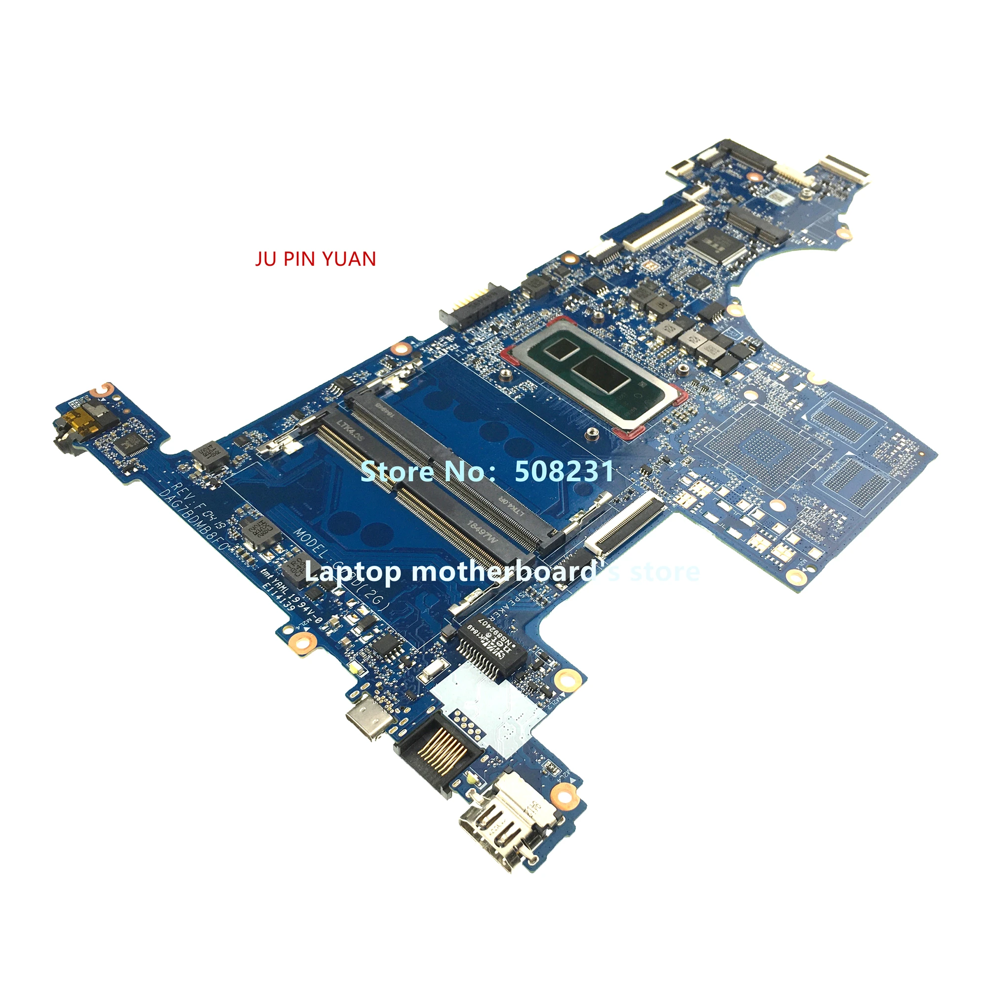 

For HP Pavilion 15T-CS 15-CS Laptop Motherboard L34169-601 DAG7BDMB8F0 L34169-501 L34169-001 with SREJQ I5-8265U 100% Tested OK