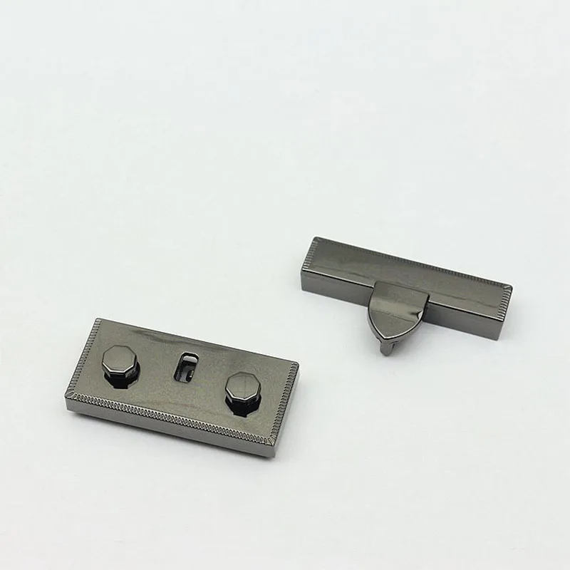 10Pc Metal Bag Turn Lock Mortise lock Clasp for Leather Craft Women Bag Handbag Shoulder Bag Purse Hardware Accessory