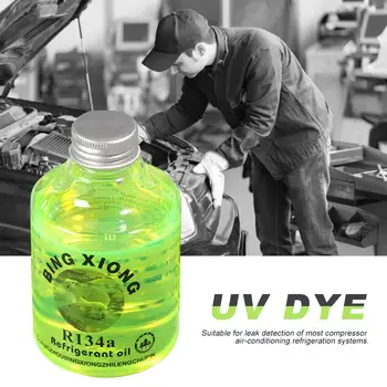 

Universal Fluorescent Oil Leak Detector Test UV Dye Agent Automotive Air Conditioning Repair Tool For Car A/C Pipeline Repair