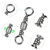 DNDYUJU 100/50pcs Stainless Steel Fishing Barrel Bearing Rolling Swivel Solid Ring Fish Hooks Lures Connector Fishing Accessory ► Photo 3/6