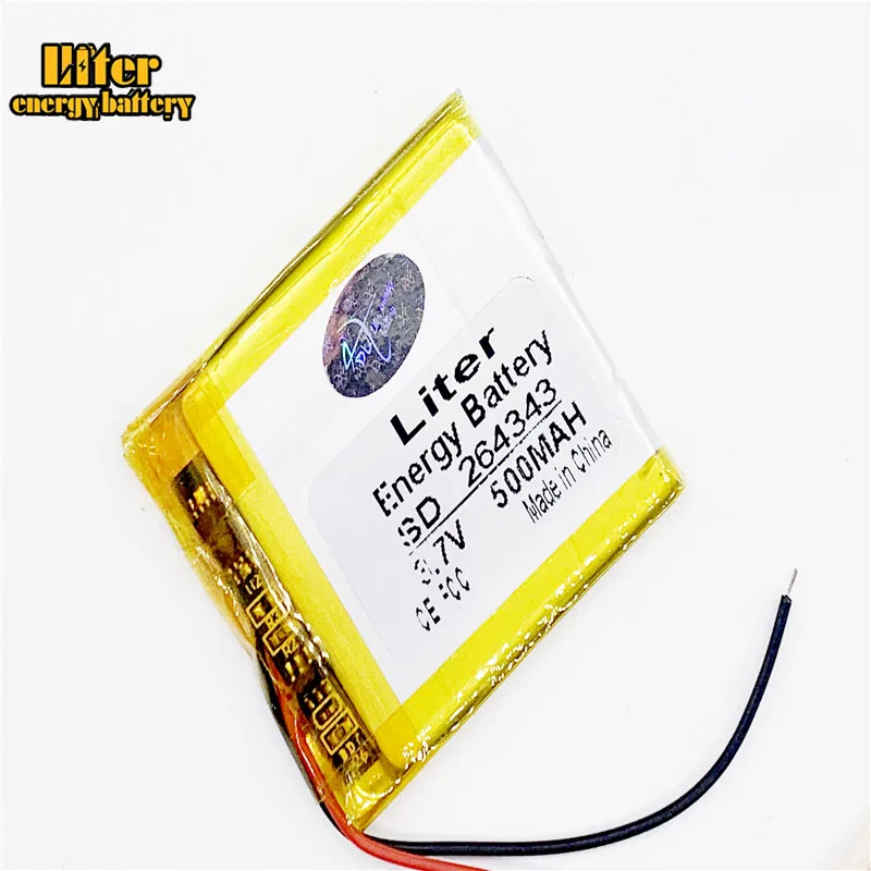 264343 3 7 V 500mah аккумулятор планшета с защитной платой для цифровых продуктов MP4 |
