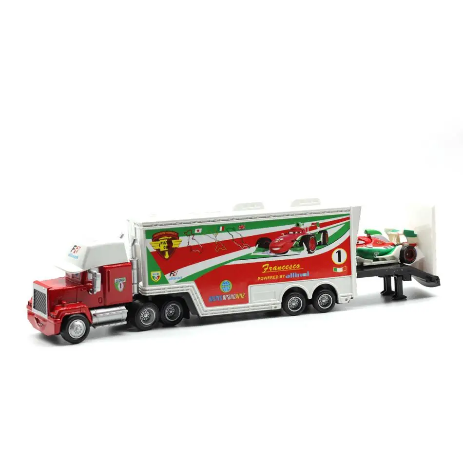 Disney Pixar тачки Mack Truck Mcqueen цыпленок Хикс дядюшка 1:55 литье под давлением
